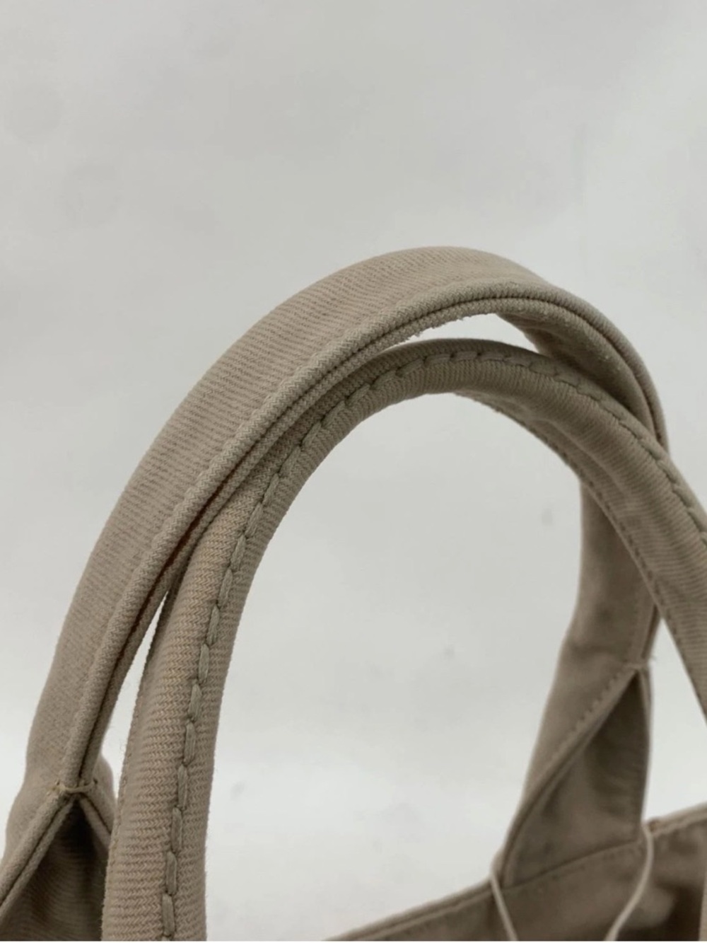 Prada Khaki Handbag Canapa tote - Picture 8 of 9